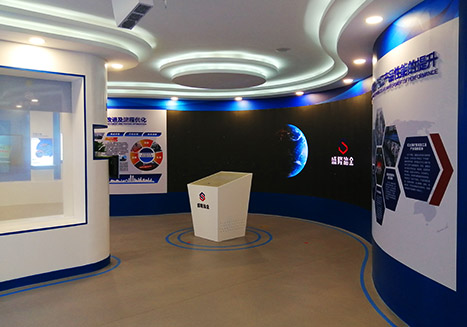 广西防城港盛隆集团展厅设计施工
